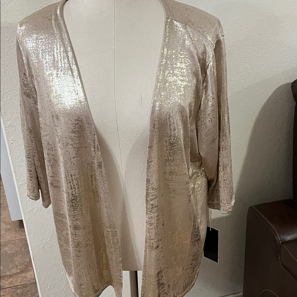 Elegant Gold Women's Top